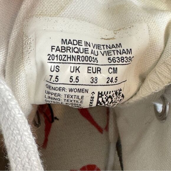 Converse x Shrimp Chuck 70 Hi Top Sneakers 7.5 - Picture 7 of 10